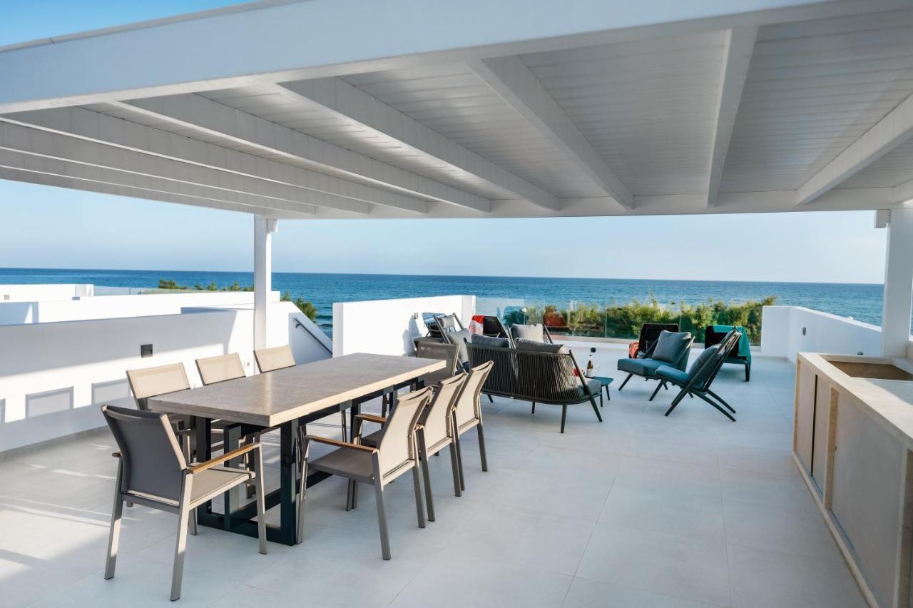 Makrygialos Long Beach Villa 1 Bagian luar foto