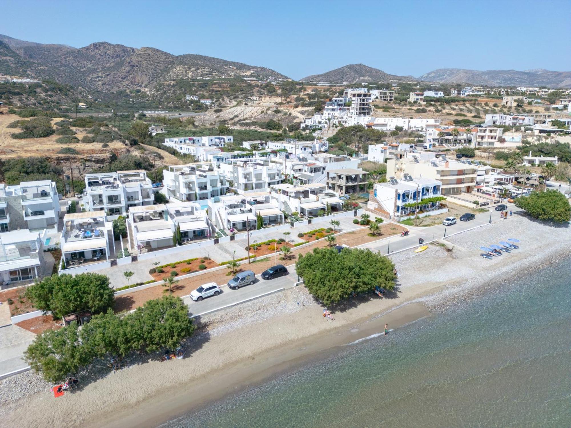Makrygialos Long Beach Villa 1 Bagian luar foto